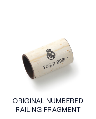 Original numbered railing fragment
